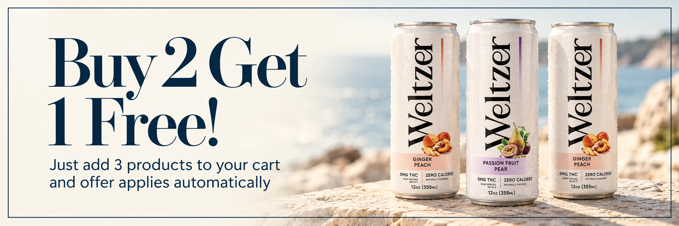 Buy 2 Get 1 Free! Just add 3 products to your cart and offer applies automatically.